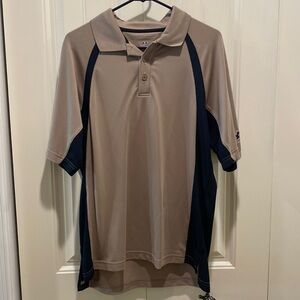 Gold Under Armour polo